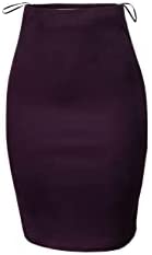 Women's Faux Suede Pencil Skirt