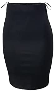 Women's Faux Suede Pencil Skirt