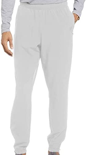 Men's Casual Jogging Track Pants with Pockets Loose Casual Slit Side Pajama Pants