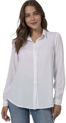 Blouses for Women Fashion, Casual Long Sleeve Button Down Shirts Tops, XS-3XL
