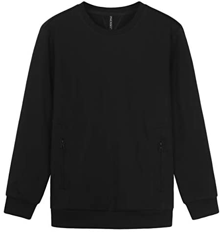 INNERSY Men's Classic Crewneck Cotton Sweatshirt French Terry XS-3XL