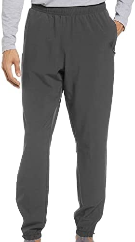 Men's Casual Jogging Track Pants with Pockets Loose Casual Slit Side Pajama Pants