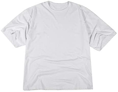 Men's Oversized Round Neck Solid T Shirt