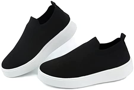 Samilor Breathable Mesh Loafers for Women Slip On Walking Shoes Platform Fashion Sneakers