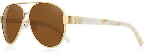 AWGSEE Aviator Sunglasses For Women Polarized UV Protection Sun glasses Mirrored Lens