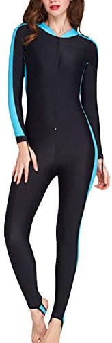 Unisex Swim Bodysuit Full Body Sport Rash Guard Dive Skin Suit Wetsuit