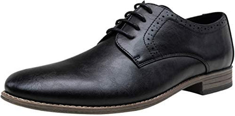 Men's Oxford Plain Toe Dress Shoes Classic Formal Derby Shoes