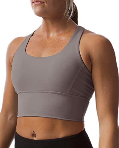 Crisscross Back High Impact Sports Bras for Women Workout Yoga Crop Tank Tops with Removable Pads