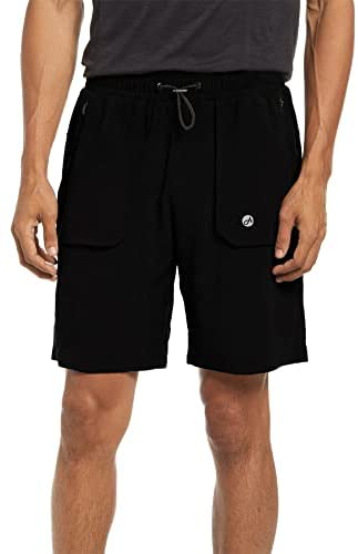 Men's Hiking Cargo Shorts Quick Dry Outdoor Travel Shorts for Men with Multi Pocket for Fishing Camping Casual