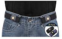 No Buckle Invisible Elastic Stretch Belt for Men/Women Fits waist 24-50in Father Day Gift