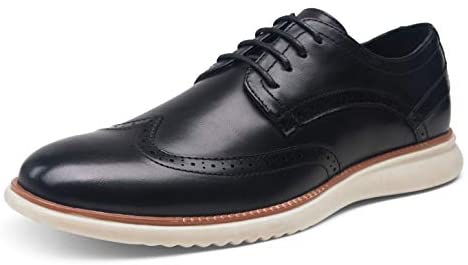 Men's Dress Shoes Brogue Formal Lace Up Oxfords Shoes