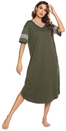 Women's V Neck Loungewear  Loose Sleepwear