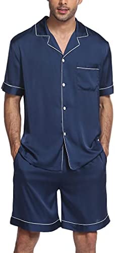 Men's Satin  Loose Pajamas Set