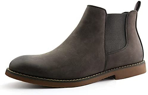 Men's Chelsea Boots Slip on Ankle Boots Casual Chukka Dress Boots