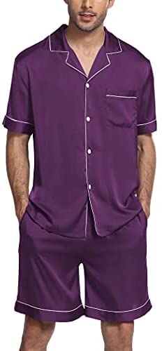 Men's Satin  Loose Pajamas Set