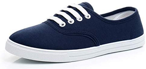 VenusCelia Women's Rainbow Canvas Lace Up SneakerⅡ