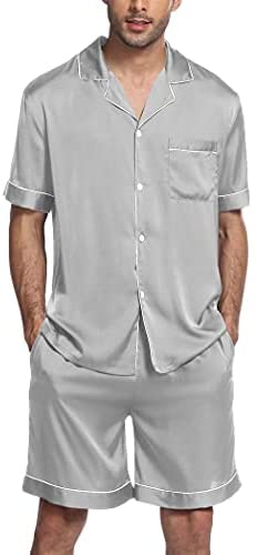 Men's Satin  Loose Pajamas Set