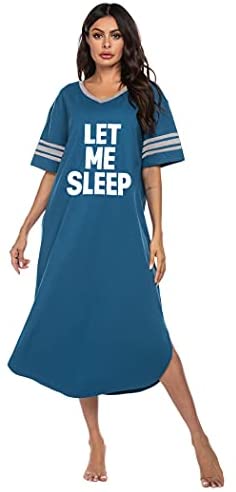 Women's V Neck Loungewear  Loose Sleepwear