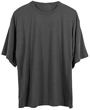 Men's Oversized Round Neck Solid T Shirt