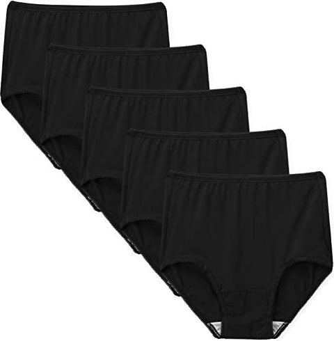 INNERSY Women's Multipack High Waisted Full Brief Panties Underwear