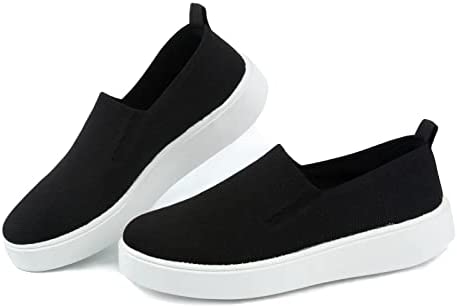 Samilor Breathable Mesh Loafers for Women Slip On Walking Shoes Platform Fashion Sneakers