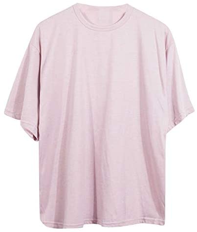 Men's Oversized Round Neck Solid T Shirt