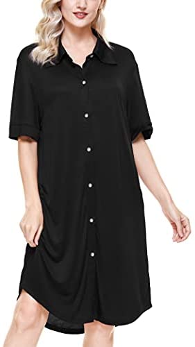 Womens Pajama Sets Soft Loungewear Set Short Sleeve Button Sleepwear Two-Piece Pj Sets Nightwear Pajamas for Women