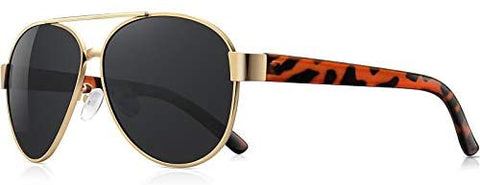 AWGSEE Aviator Sunglasses For Women Polarized UV Protection Sun glasses Mirrored Lens