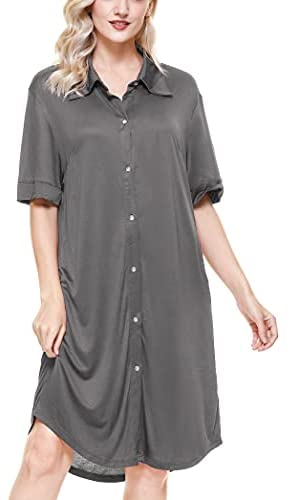 Womens Pajama Sets Soft Loungewear Set Short Sleeve Button Sleepwear Two-Piece Pj Sets Nightwear Pajamas for Women