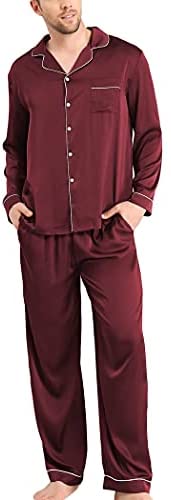 Men's Satin  Loose Pajamas Set