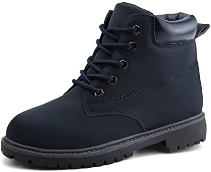 Kids Lace-Up Ankle Boots Boy Girl Waterproof Outdoor Workboots