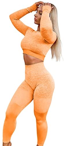 Women's Seamless Yoga Workout Sets 2 Piec