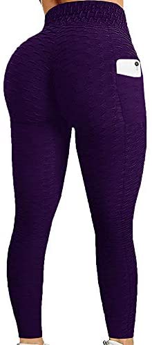 Karlywindow Butt Lifting Leggings for Women High Waist Tummy Control Yoga Pants Workout Scrunch Booty Leggings