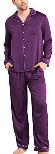 Men's Satin  Loose Pajamas Set