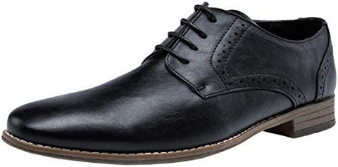 Men's Oxford Plain Toe Dress Shoes Classic Formal Derby Shoes