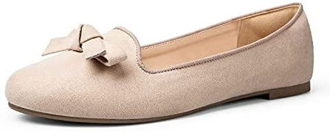 mysoft Women's Flats Slip on Loafer Ballet Flat Shoes with +Comfort Heel Protection