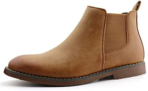 Men's Chelsea Boots Slip on Ankle Boots Casual Chukka Dress Boots