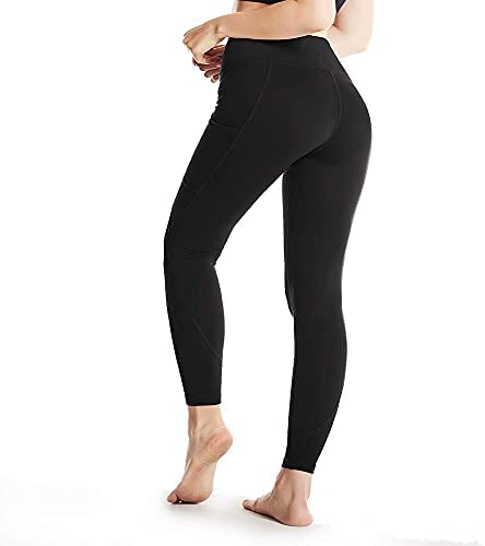 Women's Yoga Pants Leggings Elastic High Waist Plus Size Pants with 2 Pockets
