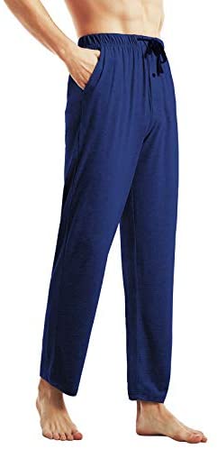 Men's Pajama Pants Bamboo Viscose Soft Breathable Pajama Pants for Men with Pockets