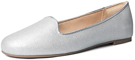 mysoft Women's Flats Slip on Loafer Ballet Flat Shoes with +Comfort Heel Protection