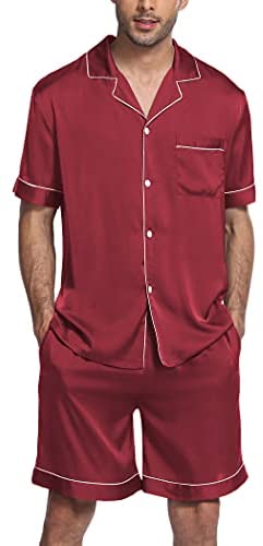 Men's Satin  Loose Pajamas Set