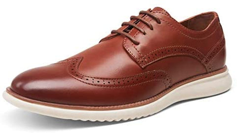 Men's Dress Shoes Brogue Formal Lace Up Oxfords Shoes