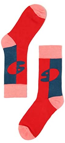 UIN Men Women's Sneaker Sock Art Painted Color Cotton Breathable Socks
