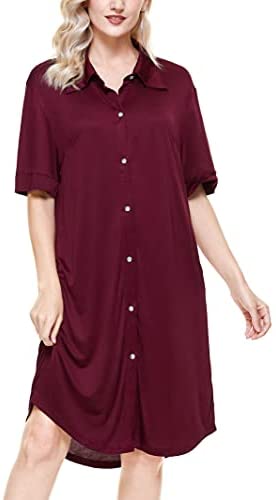 Womens Pajama Sets Soft Loungewear Set Short Sleeve Button Sleepwear Two-Piece Pj Sets Nightwear Pajamas for Women