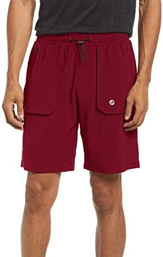 Men's Hiking Cargo Shorts Quick Dry Outdoor Travel Shorts for Men with Multi Pocket for Fishing Camping Casual