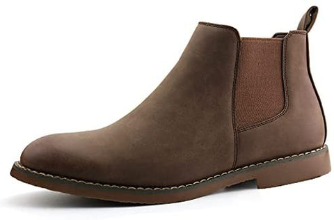 Men's Chelsea Boots Slip on Ankle Boots Casual Chukka Dress Boots