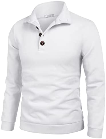 Men Casual Knit Pullover Sweatshirt Slim Fit Thermal Fashion Sweater