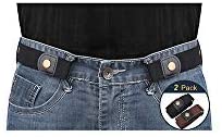 No Buckle Invisible Elastic Stretch Belt for Men/Women Fits waist 24-50in Father Day Gift