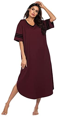 Women's V Neck Loungewear  Loose Sleepwear