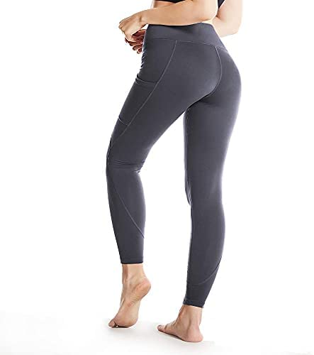 Women's Yoga Pants Leggings Elastic High Waist Plus Size Pants with 2 Pockets